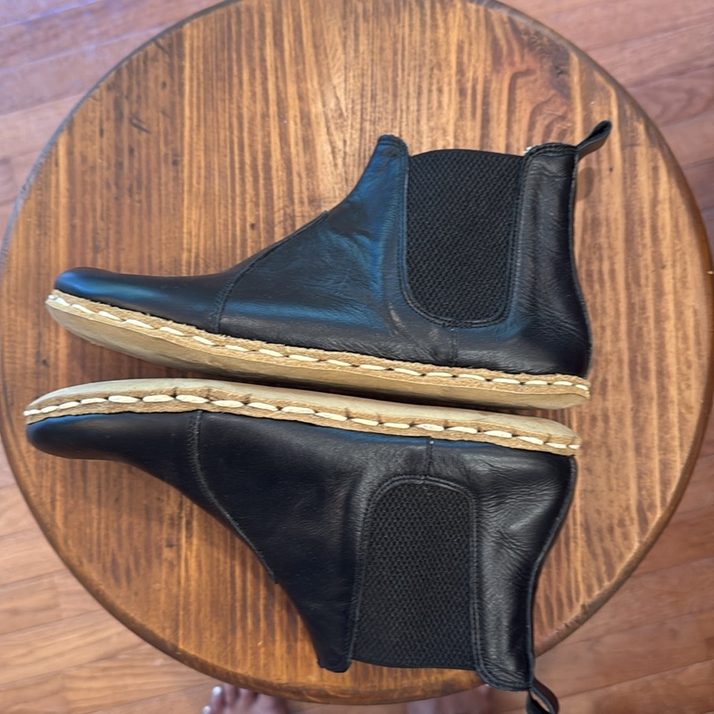 Atlantis barefoot minimalist Chelsea Boots New size 8.5 leather made in Europe - Picture 9 of 9